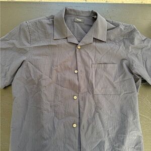 Theory Charcoal Button-Up Shirt